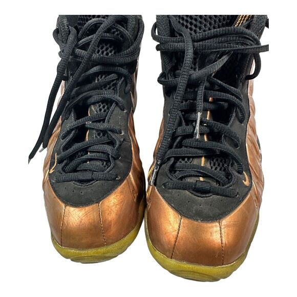 Nike Air Foamposite Little Posite One Copper Sneakers 644791-004 Size 5Y *Worn* - Picture 5 of 8